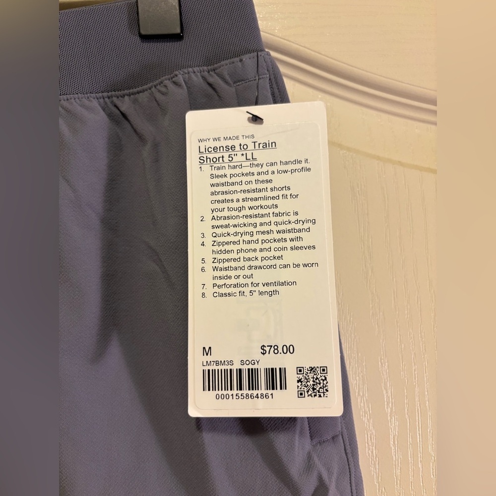 RESTOCK Lululemon Men’s “License To Train” Short 5” Inseam (M) *BESTSELLER* - Picture 11 of 11